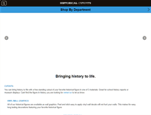 Tablet Screenshot of historicalcutouts.com